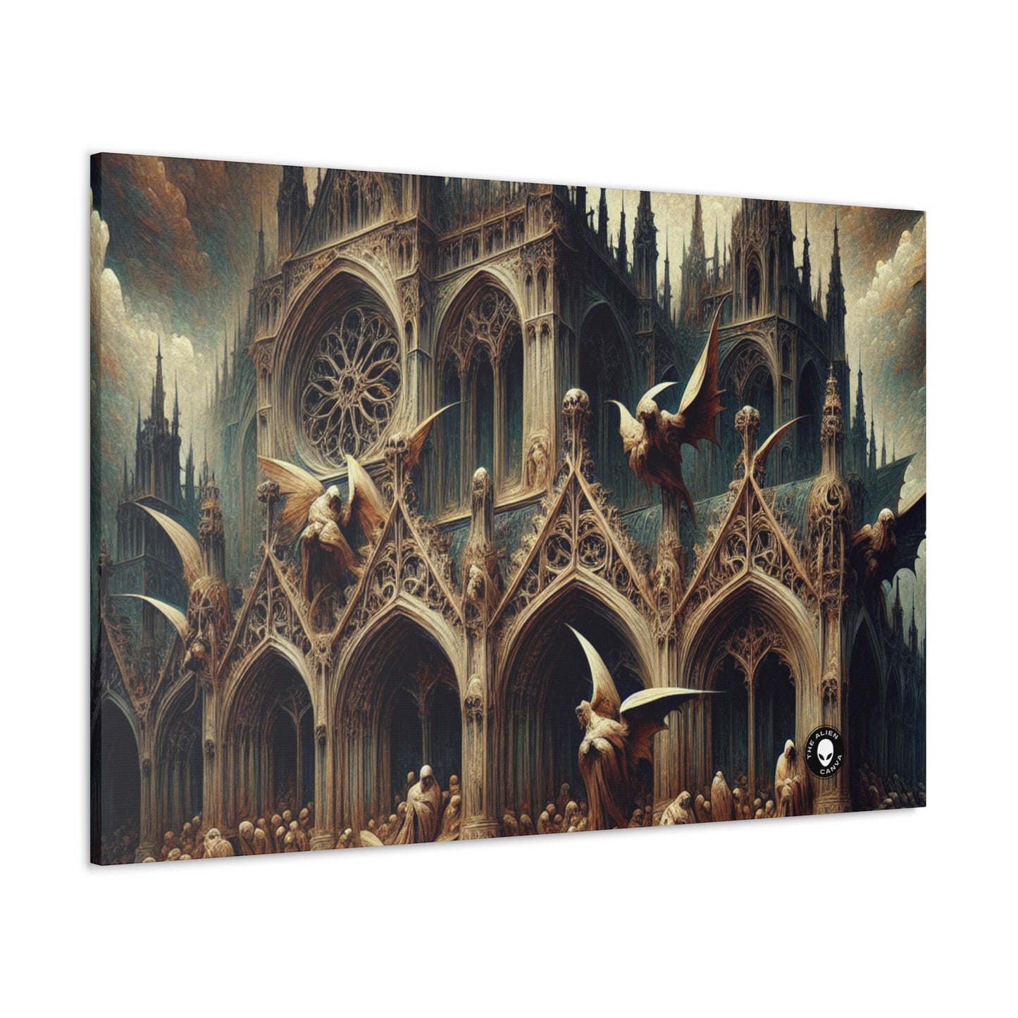 - The Alien Canva Gothic Art