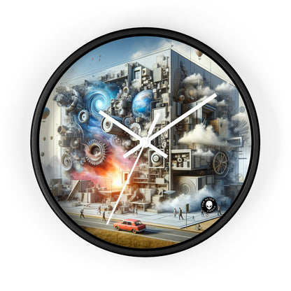 "Symbolic Transformations: Conceptual Realism in Everyday Objects" - The Alien Wall Clock Conceptual Realism