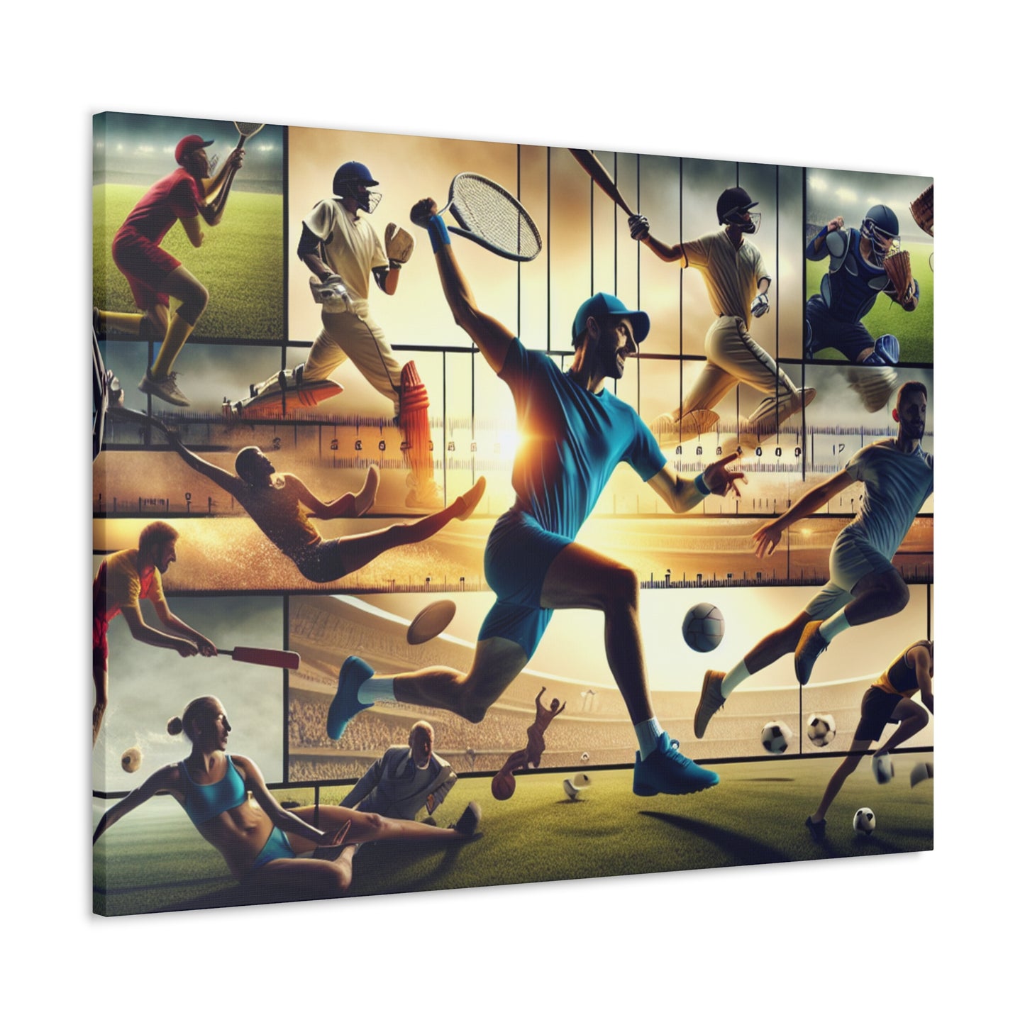 "Sports Synthesis: A Video Art Piece" - The Alien Canva Video Art Style