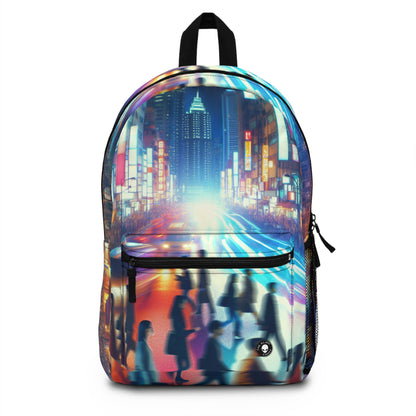 "Neon Night Street" - The Alien Backpack