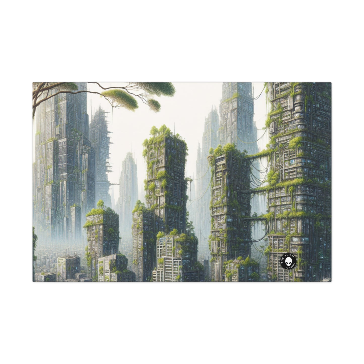 "Nature's Resurgence: The Urban Jungle" - The Alien Canva