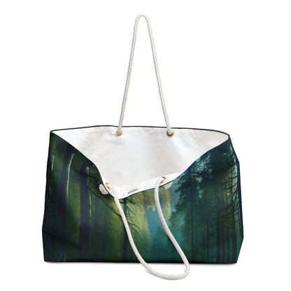 - Crystal-Enchanted Forest: A Tapestry of Light - The Alien Weekender Bag