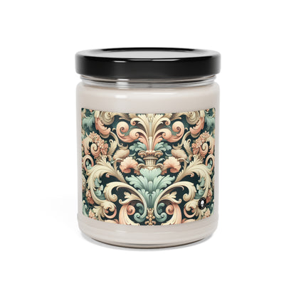 "Garden of Whimsy: A Rococo Fête" - The Alien Scented Soy Candle 9oz Rococo