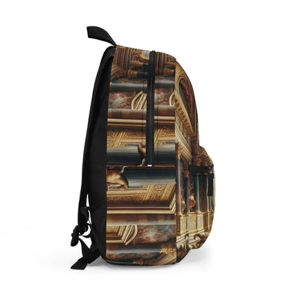 "A Neo-Renaissance Odyssey: A Modern Panorama" - The Alien Backpack Renaissance Art