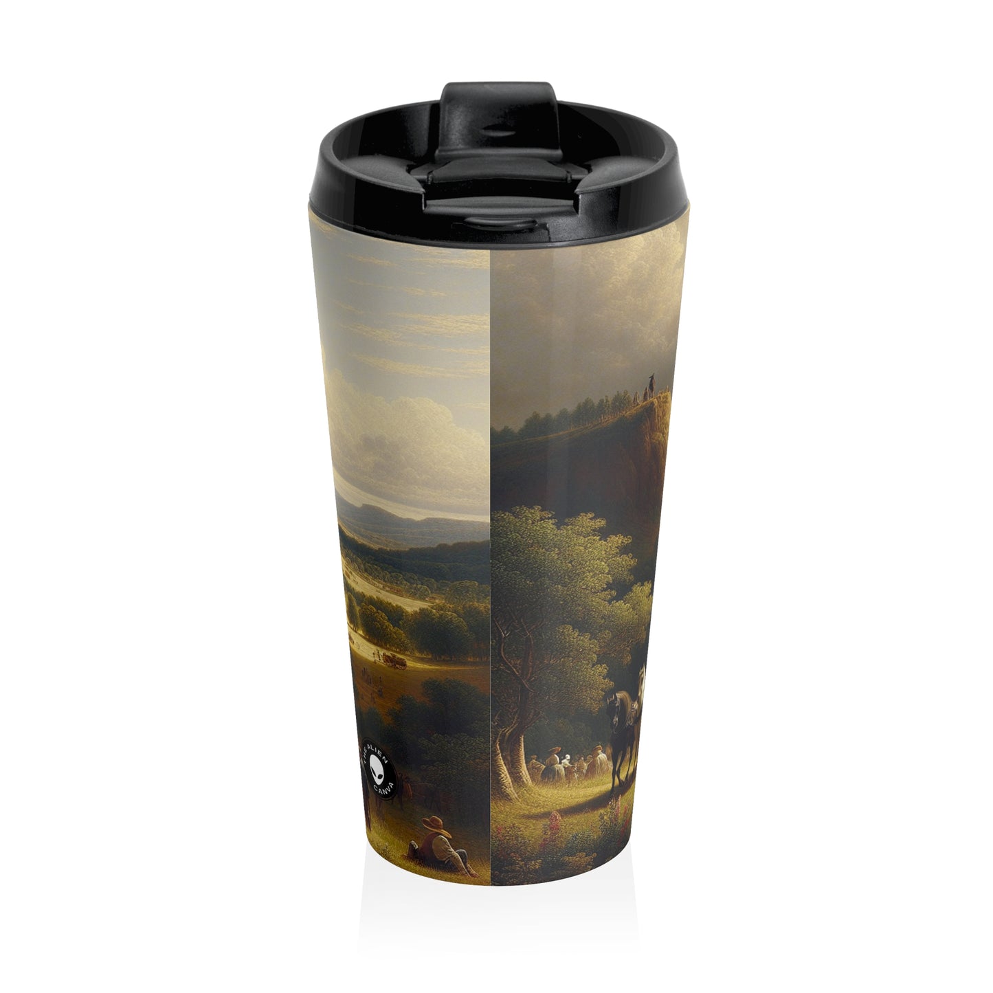 Everyday Treasures: Revealing the Artistic Beauty of Mundane Objects - The Alien Stainless Steel Travel Mug Realism