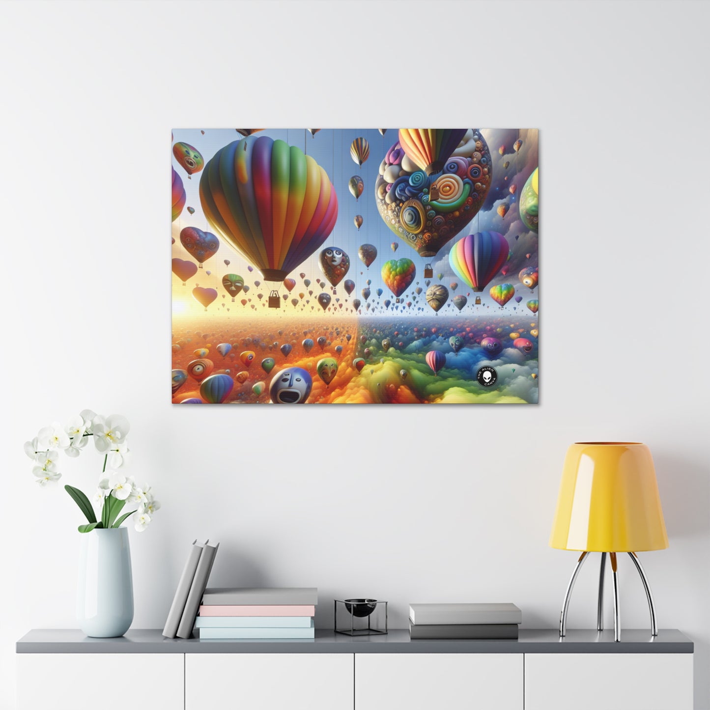 « Emotional Skyline : un paysage de ballons surréaliste » - The Alien Canva