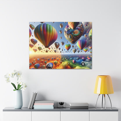 "Emotional Skyline: A Surreal Balloon Landscape" - The Alien Canva