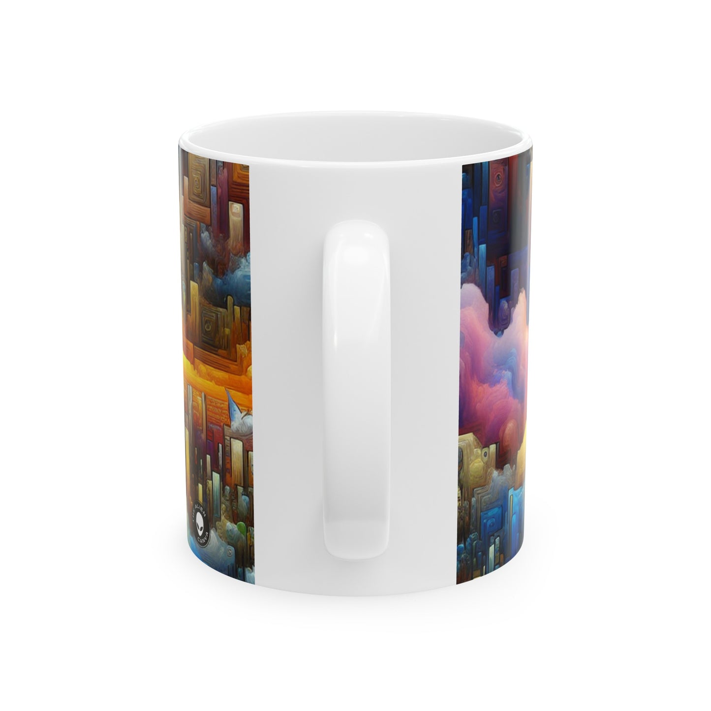 "Metamorphosis: A Journey of Growth and Change" - The Alien Ceramic Mug 11oz Symbolism