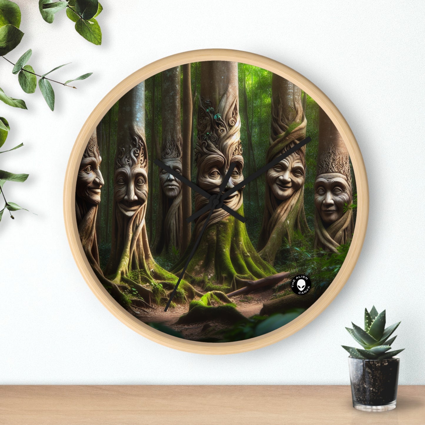 "The Chatty Forest: Conversations Among Trees" - The Alien Wall Clock