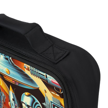 "Neon Deco: A Retro-Futuristic Utopia"- The Alien Lunch Bag Retro-futurism