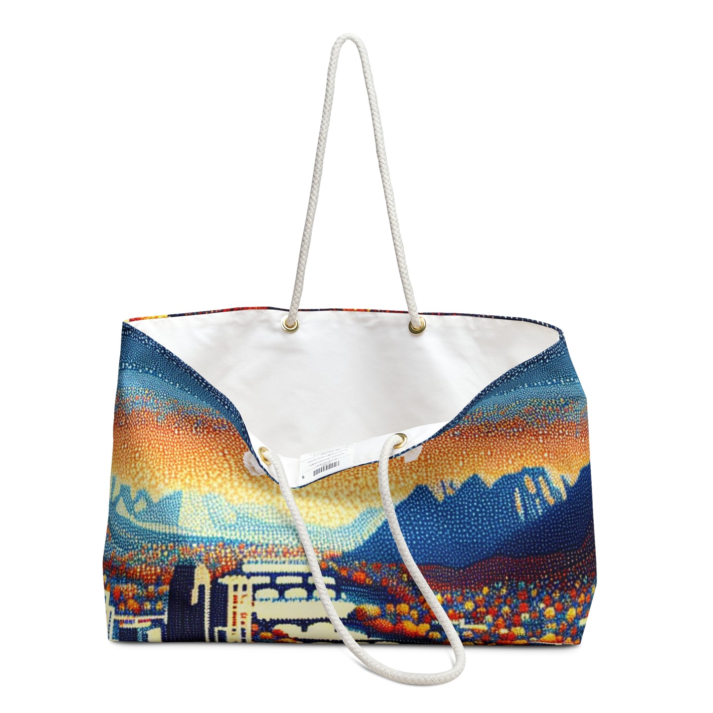 "Twilight Dotted Serenity" - The Alien Weekender Bag Pointillism