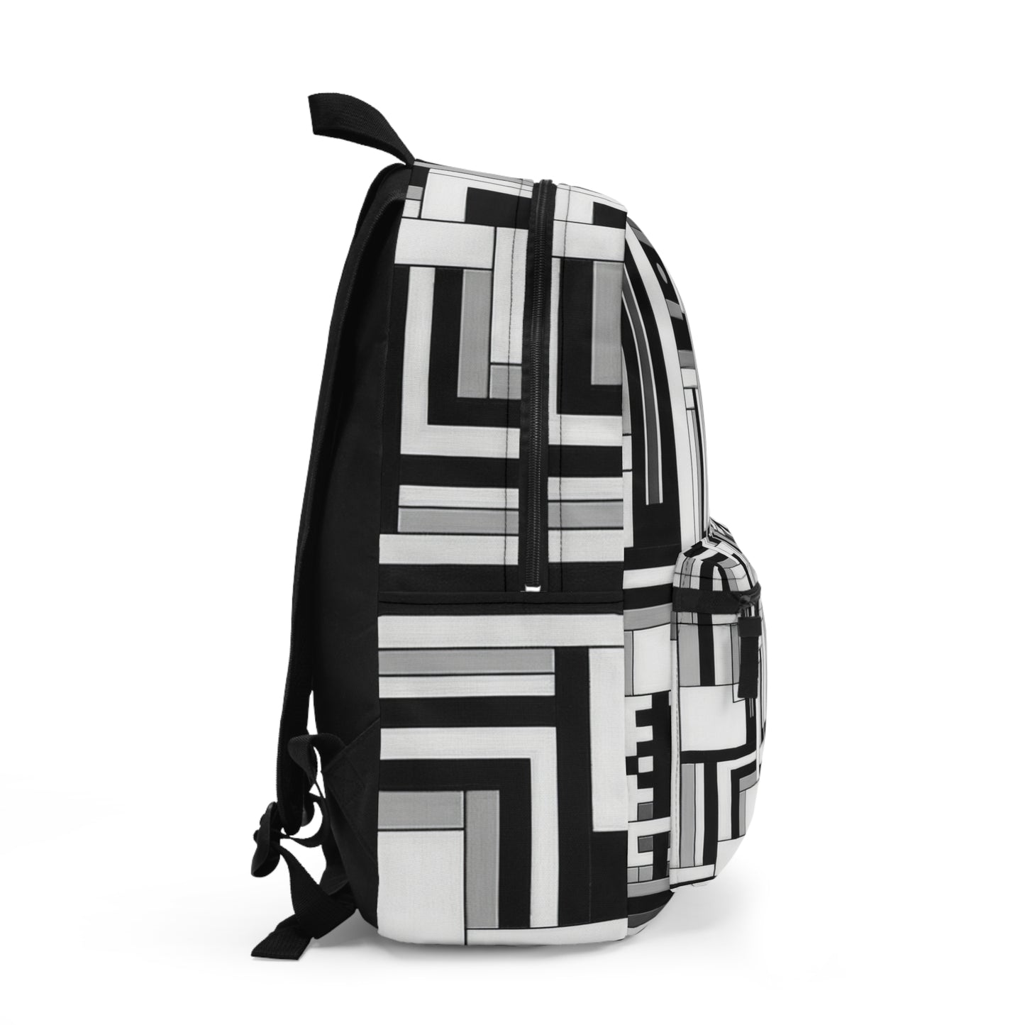 "De Stijl in Black and White" - The Alien Backpack De Stijl Style