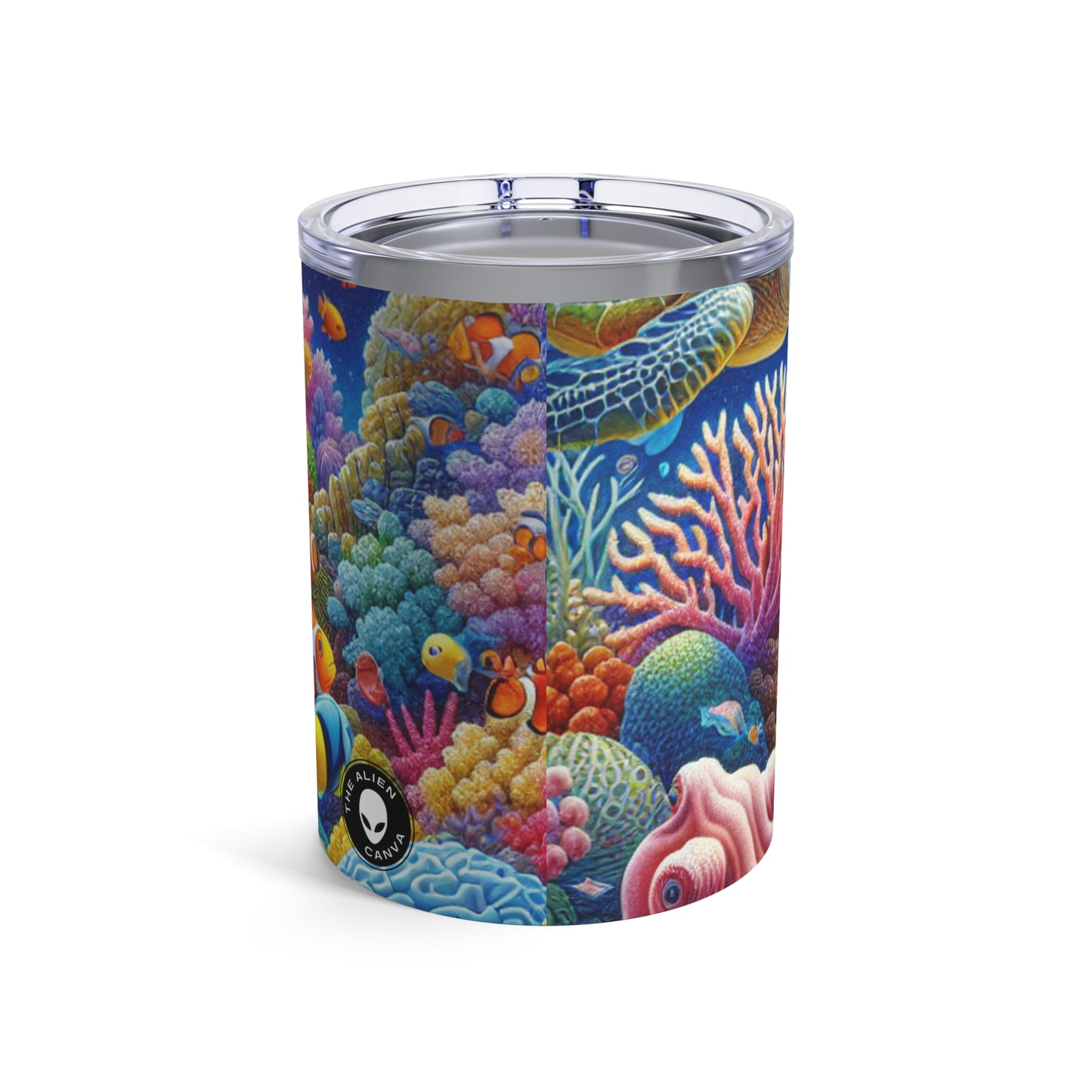 « Paradis tropical : Pays des merveilles sous-marin » - Le verre Alien 10oz