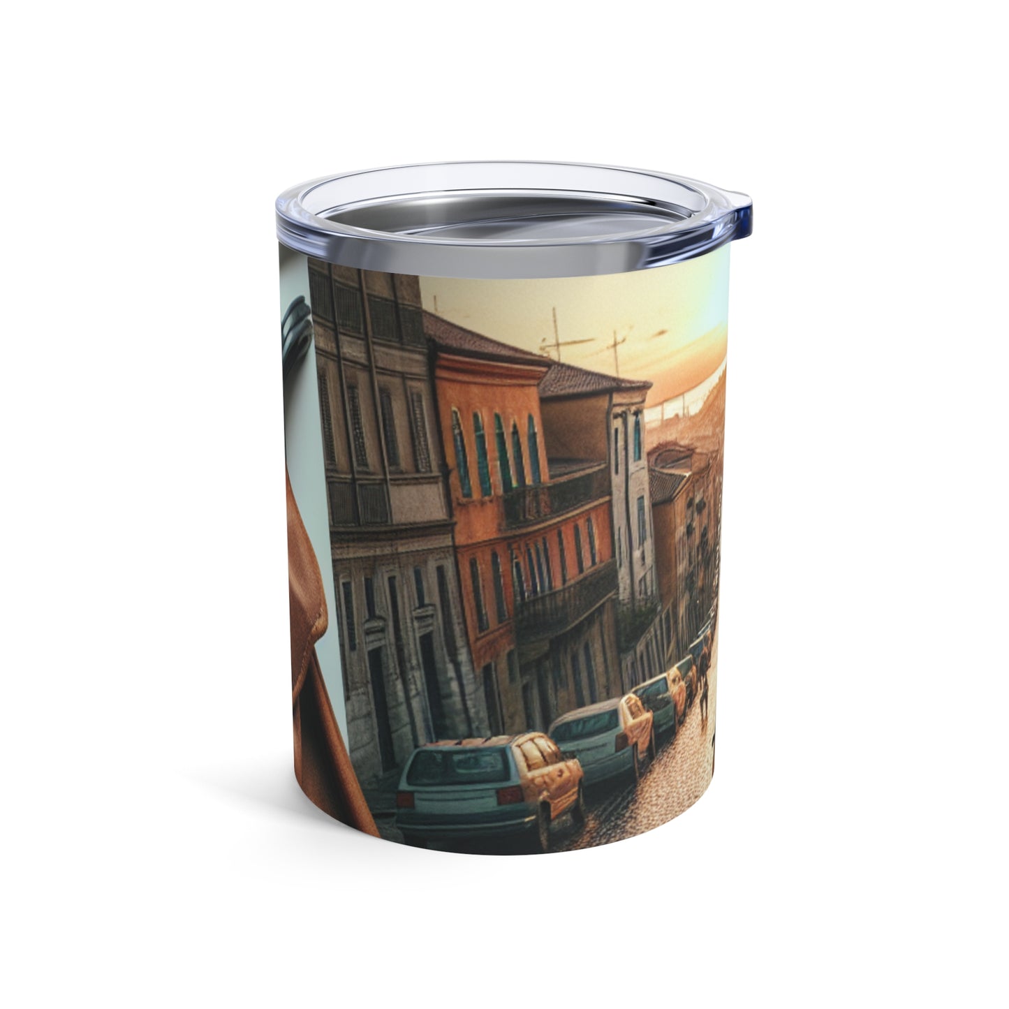 "Serenity in Brushstrokes: Immersive Realism in Nature's Tranquility" - The Alien Tumbler 10oz Realism