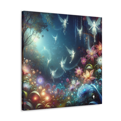 "Bosque de flores encantado a la luz de la luna" - The Alien Canva