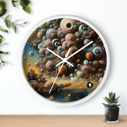 "Dreamscape Sojourn" - The Alien Wall Clock Surrealism