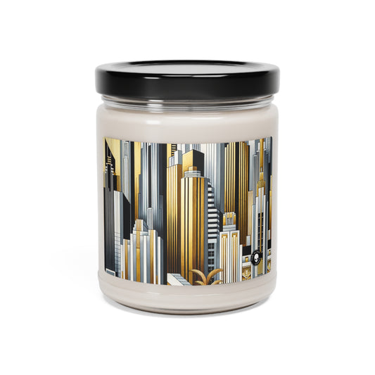 "Artistic Deco Dreamscape" - Bougie de soja parfumée Alien 9oz Art Déco