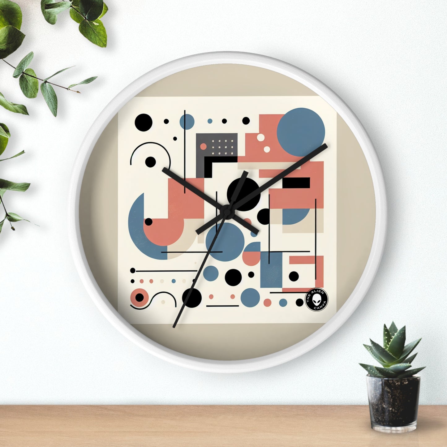 "Equilibrium: Exploring Balance Through Minimalist Art" - The Alien Wall Clock Minimalism