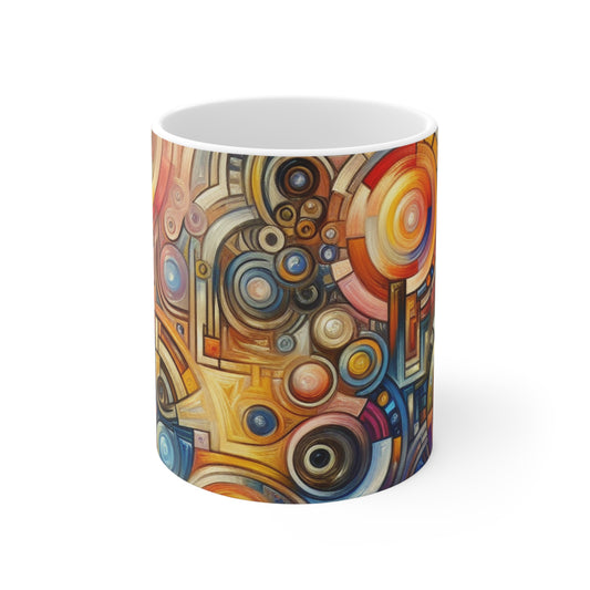 "Roots to Radiance: An Artistic Exploration of Personal Growth and Transformation" - The Alien Ceramic Mug 11oz Symbolism