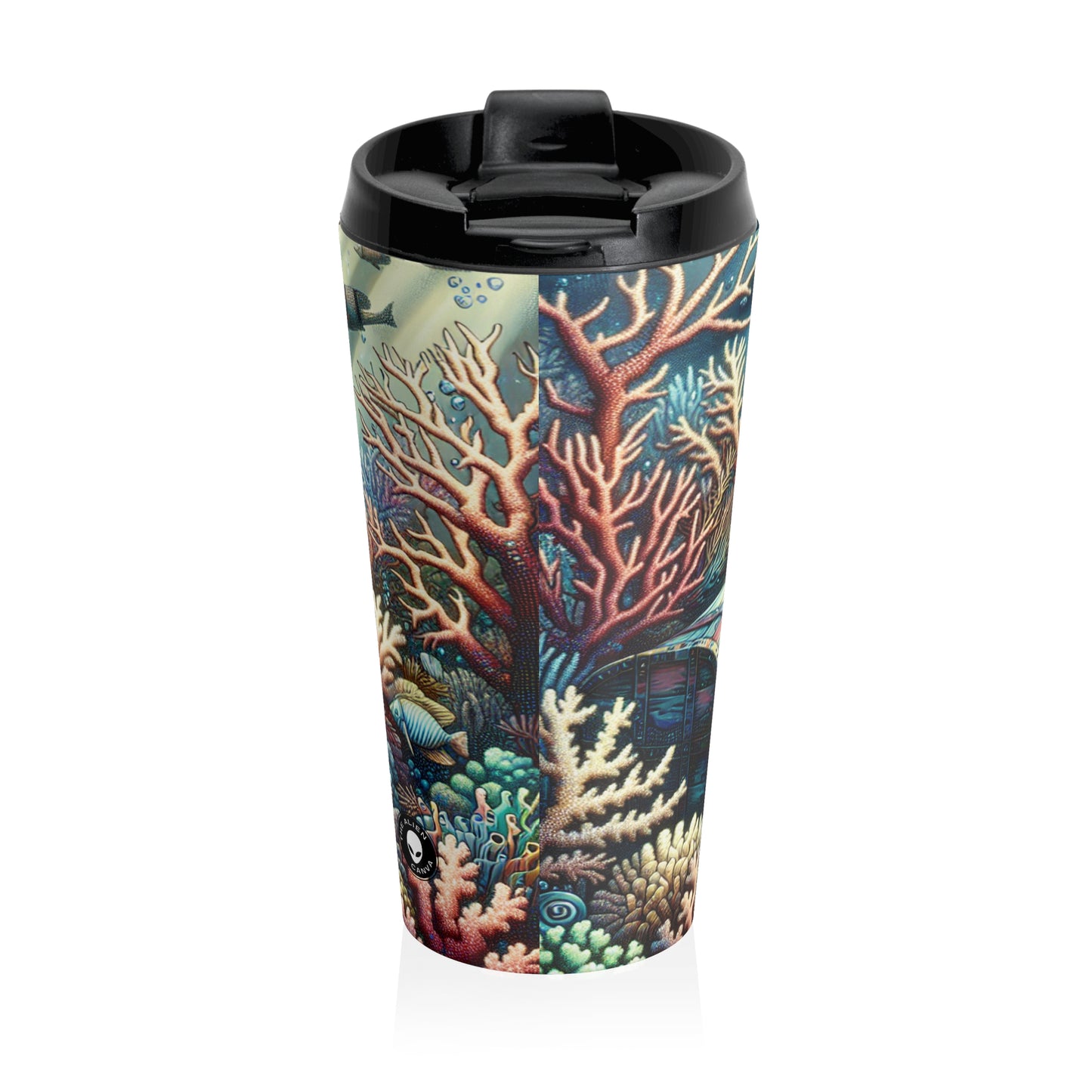 "Underwater Wonderland" - The Alien Stainless Steel Travel Mug