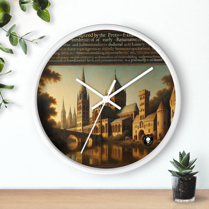 "Intellectual Discourse in the City Square" - The Alien Wall Clock Proto-Renaissance