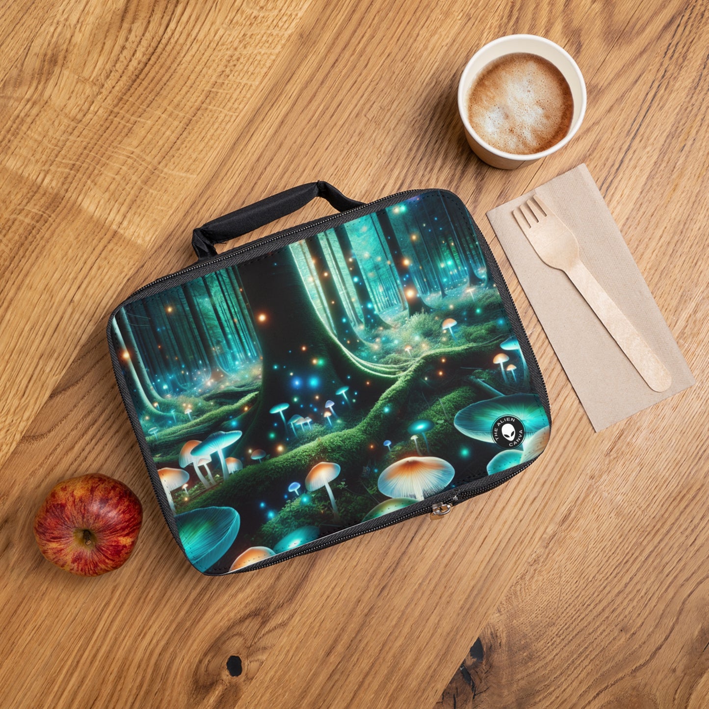 "Enchanted Night in the Fungus Forest"- The Alien Lunch Bag