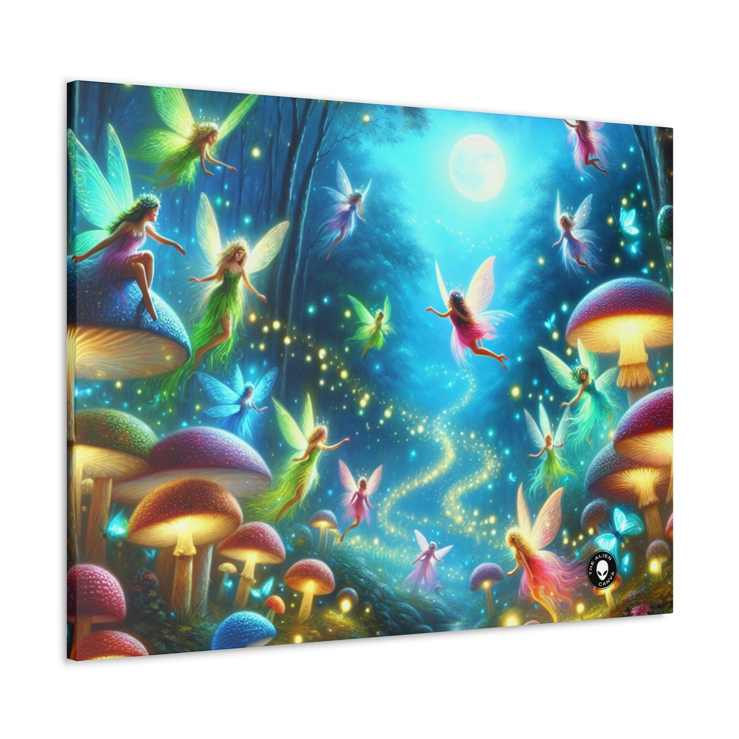 "Fairy Dance in the Glowing Forest" - The Alien Canva