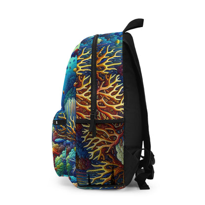 "Marine Paradise: Colorful Coral Reef Wildlife" - The Alien Backpack