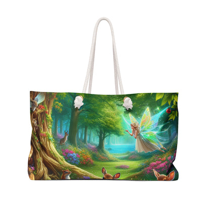 "Enchanted Forest Picnic: A Magical Gathering" - The Alien Weekender Bag