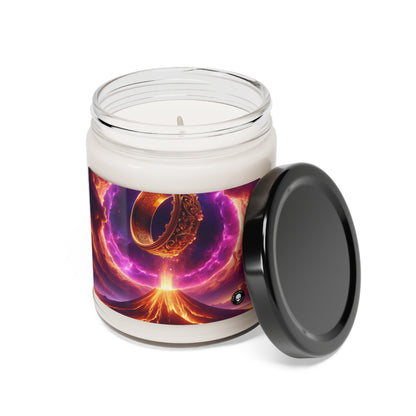 "Ring of Doom: A Surreal Descent." - The Alien Scented Soy Candle 9oz