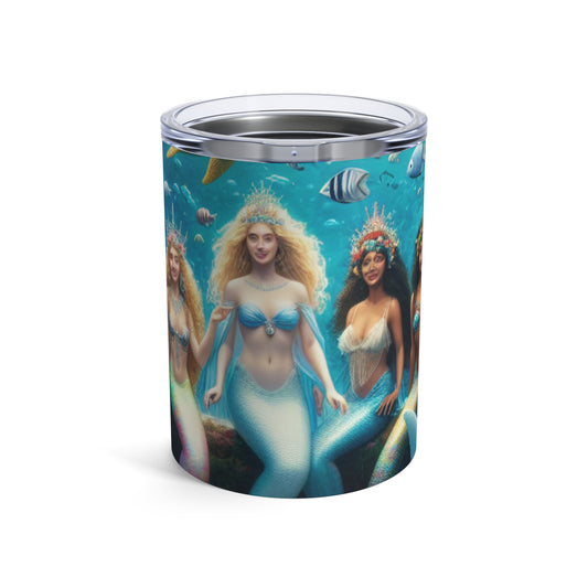 "Dive into the Enchanted Abyss: A Mermaid's Paradise" - The Alien Tumbler 10oz