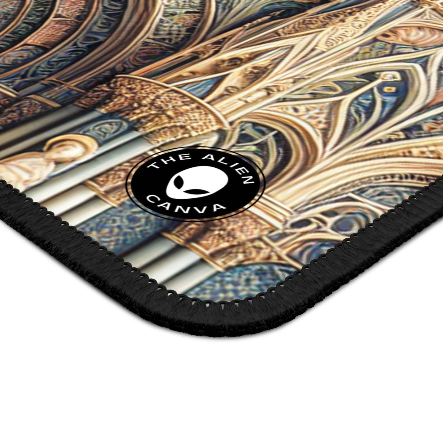 "Harmony of Angels: Celestial Serenade at Dusk" - The Alien Gaming Mouse Pad International Gothic