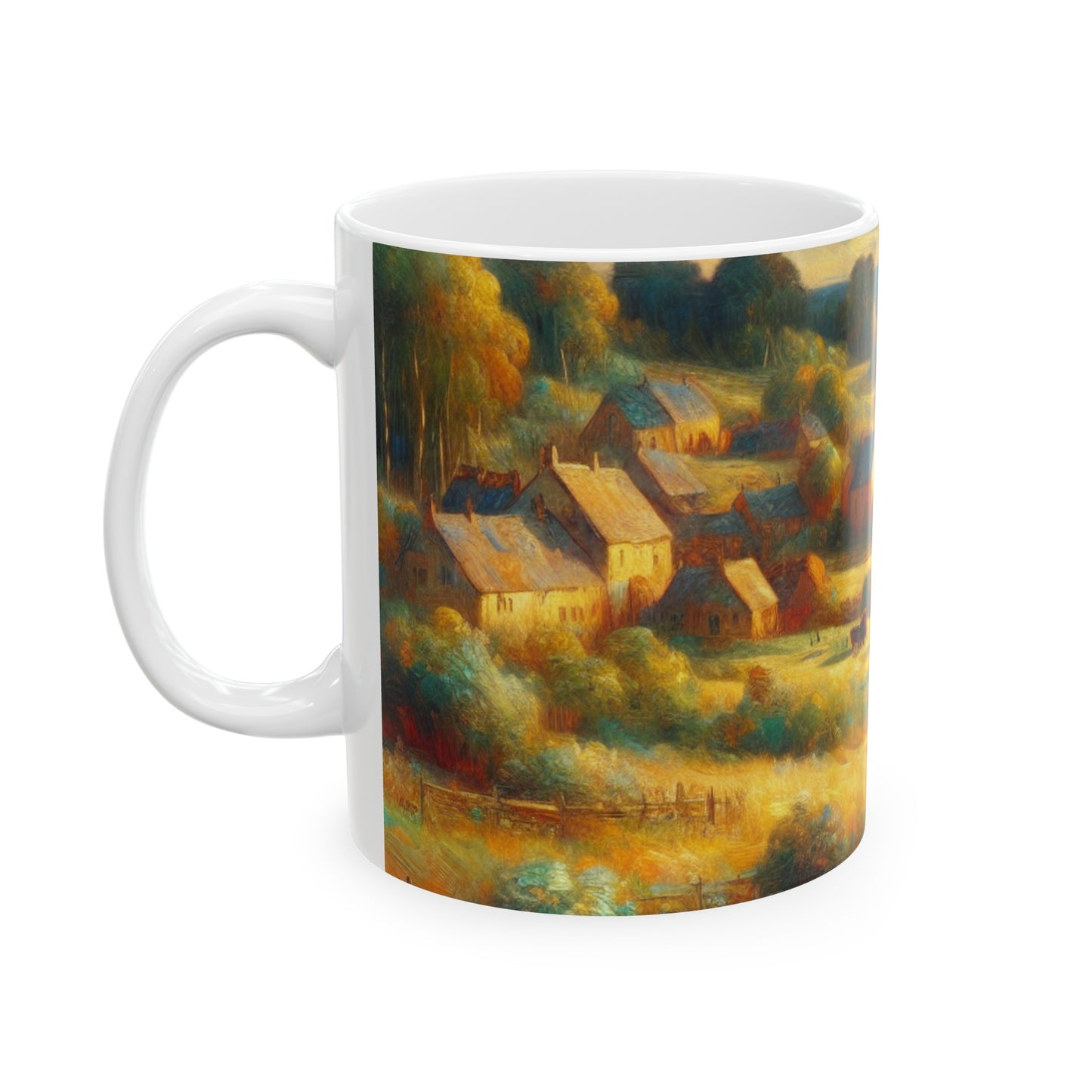 "Fairy Forest Twilight" - The Alien Ceramic Mug 11oz Neoromanticism