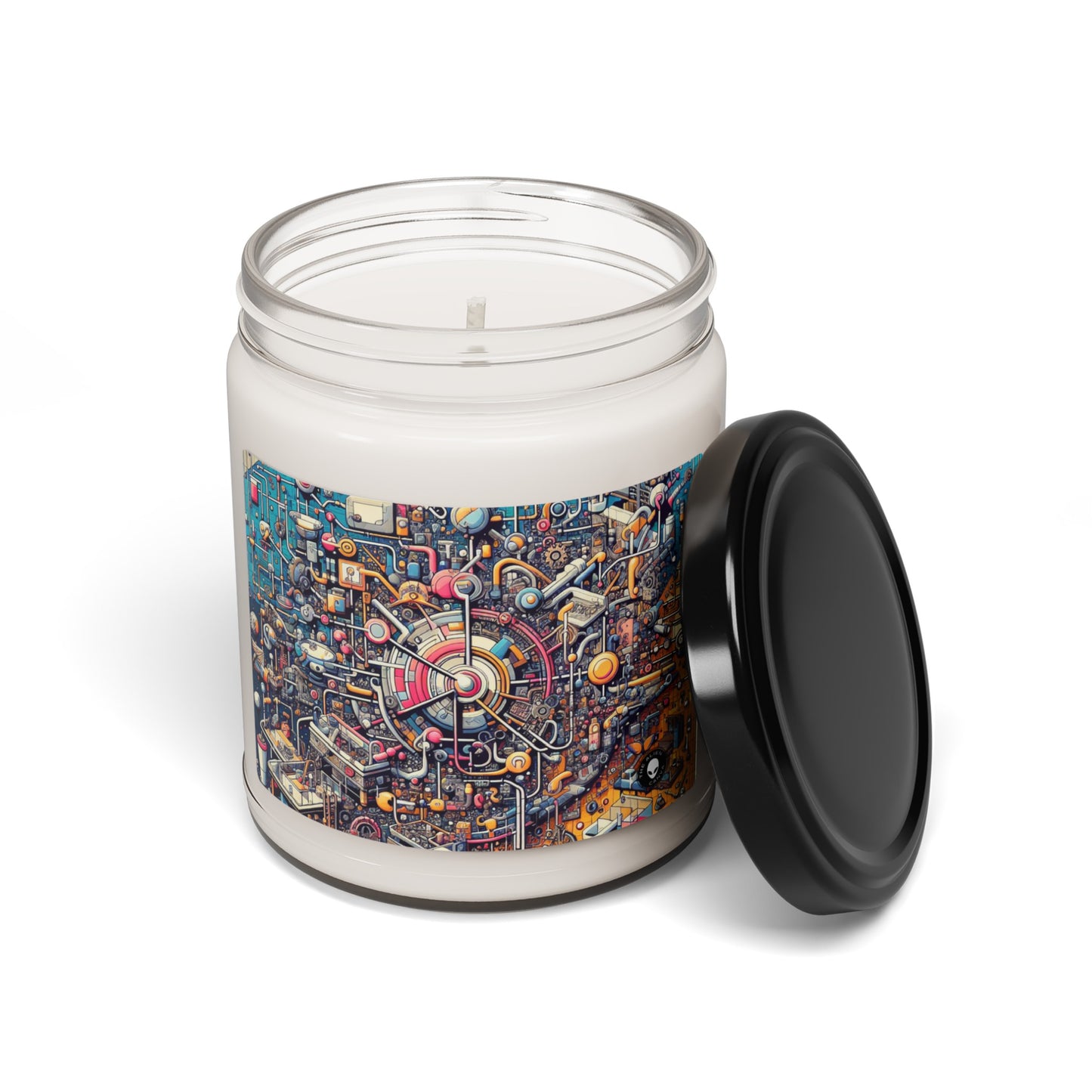 "Connection Points: Exploring Human Interactions in Public Spaces" - The Alien Scented Soy Candle 9oz Relational Art