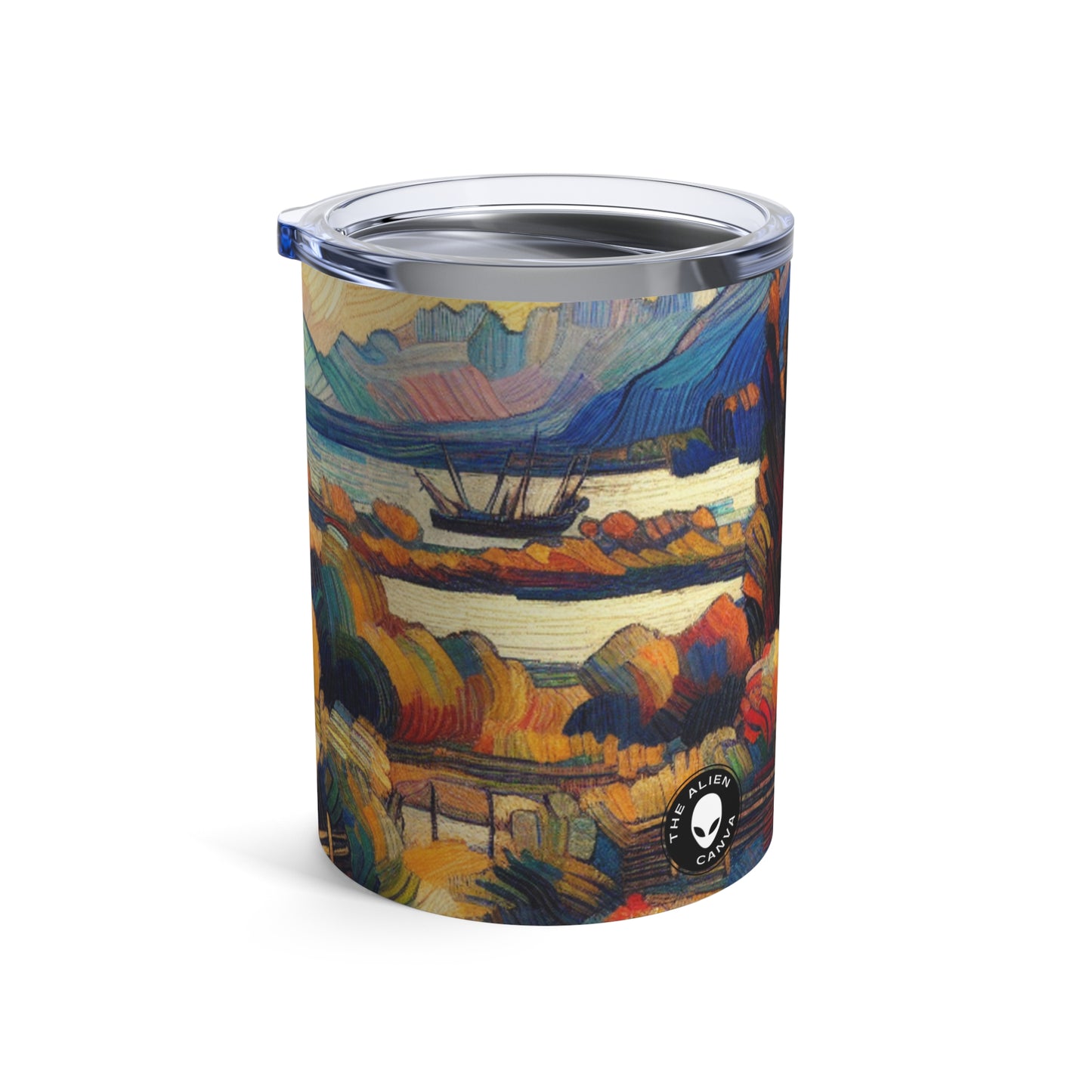 "Le kaléidoscope de la nature : une exploration fauviste vive du règne animal" - The Alien Tumbler 10oz Fauvism