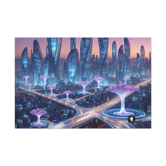 "City of Tomorrow: Nature and Technology Intertwined" - The Alien Canva