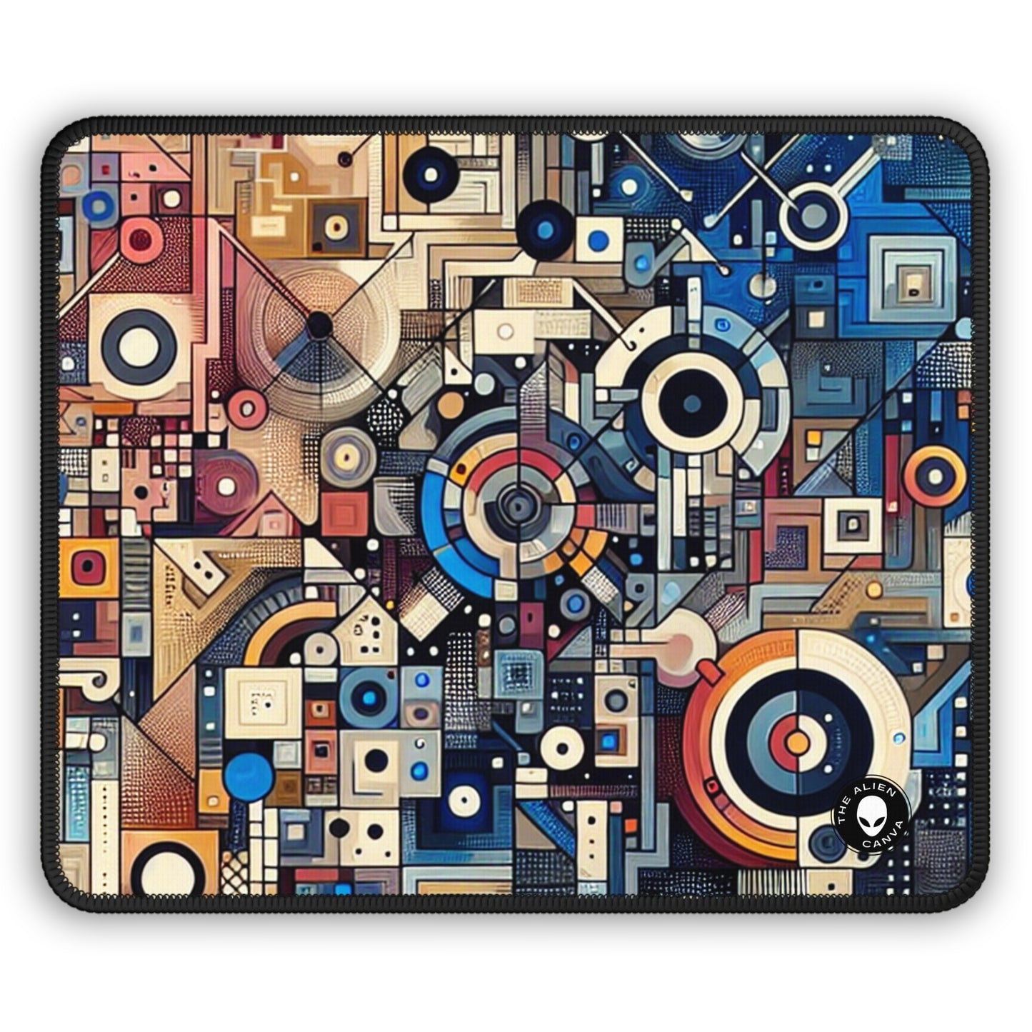 "Connected Hearts: Love in the Digital Age" - The Alien Gaming Mouse Pad Conceptual Art