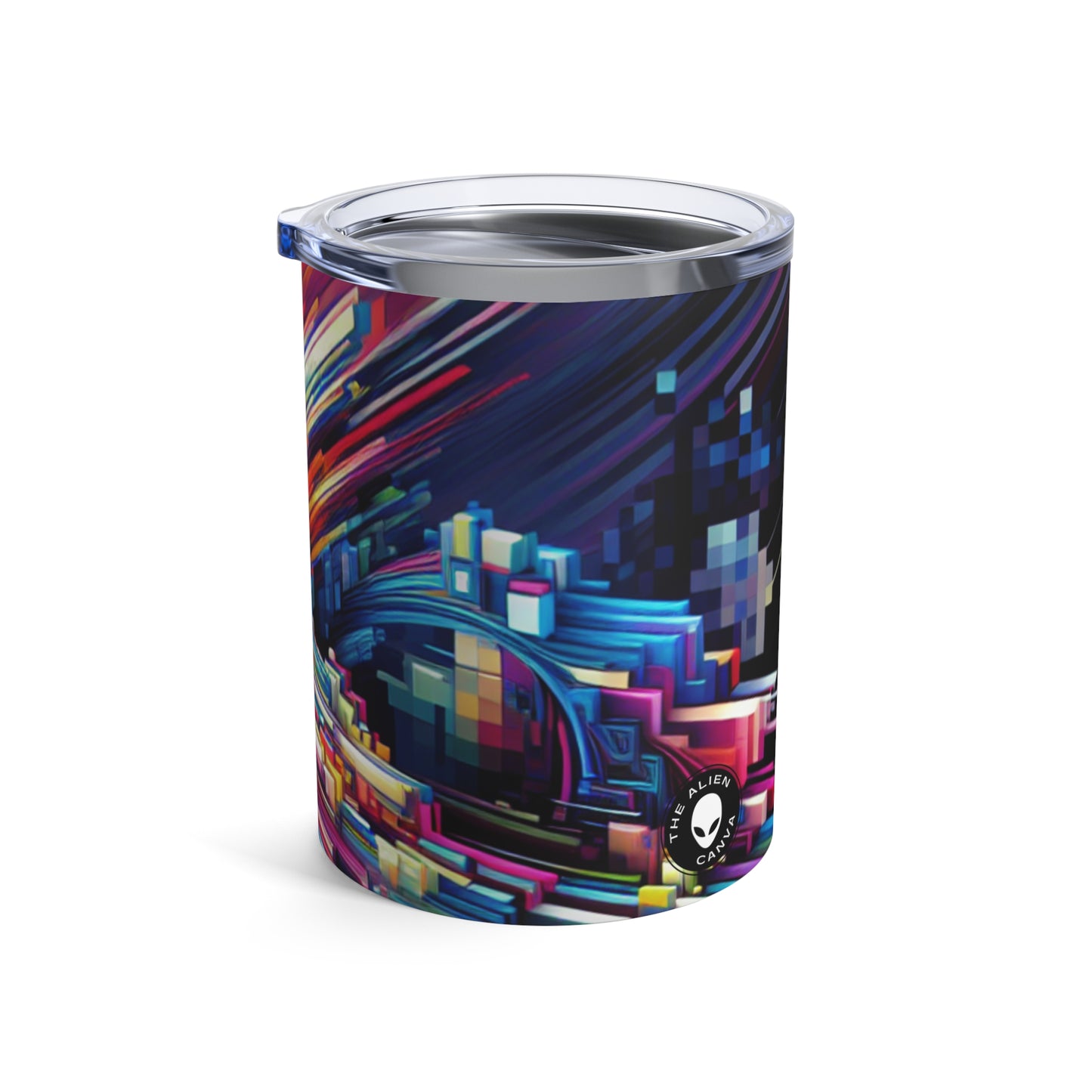 "ChronoSynthesis: A Visual Exploration of Time Perception" - The Alien Tumbler 10oz Video Art