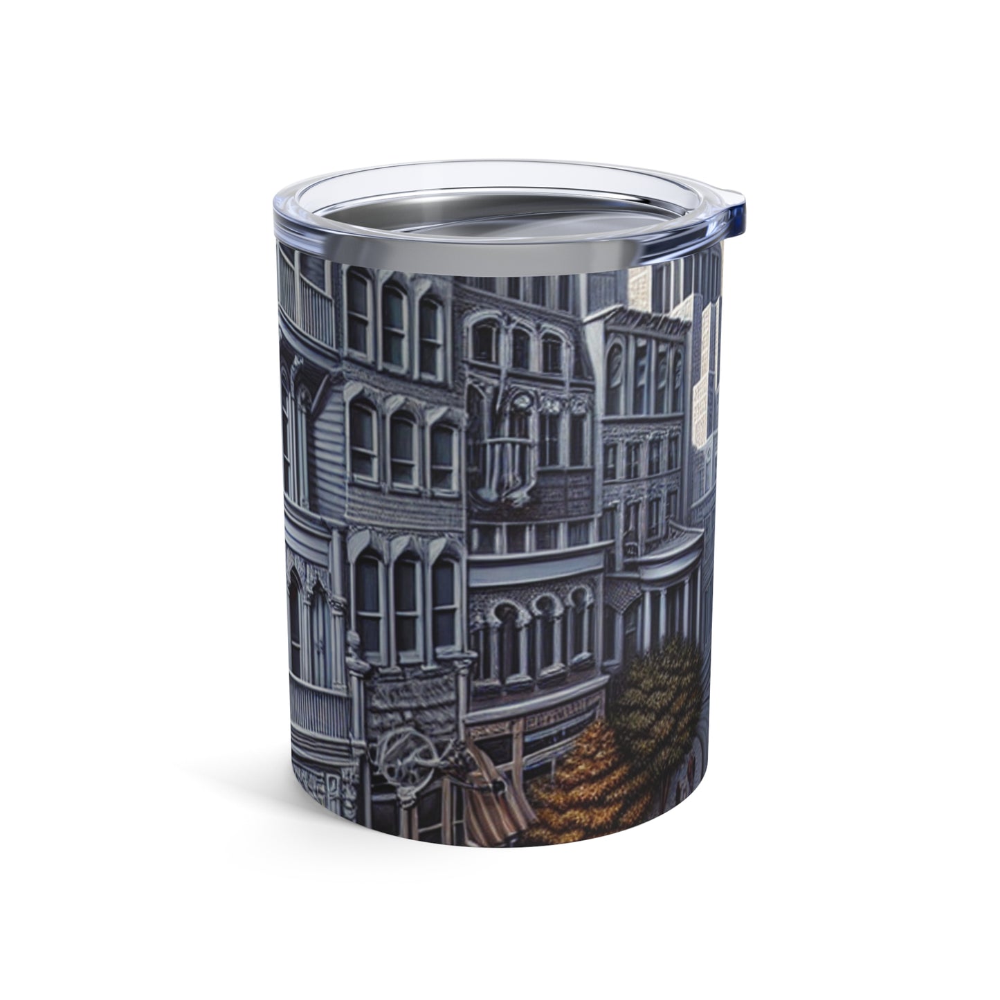 "Pasaje encantado: trascendiendo la realidad" - The Alien Tumbler 10oz Trompe-l'oeil