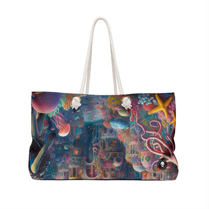 "Treasure of the Deep: A Fantastical Underwater City" - The Alien Weekender Bag