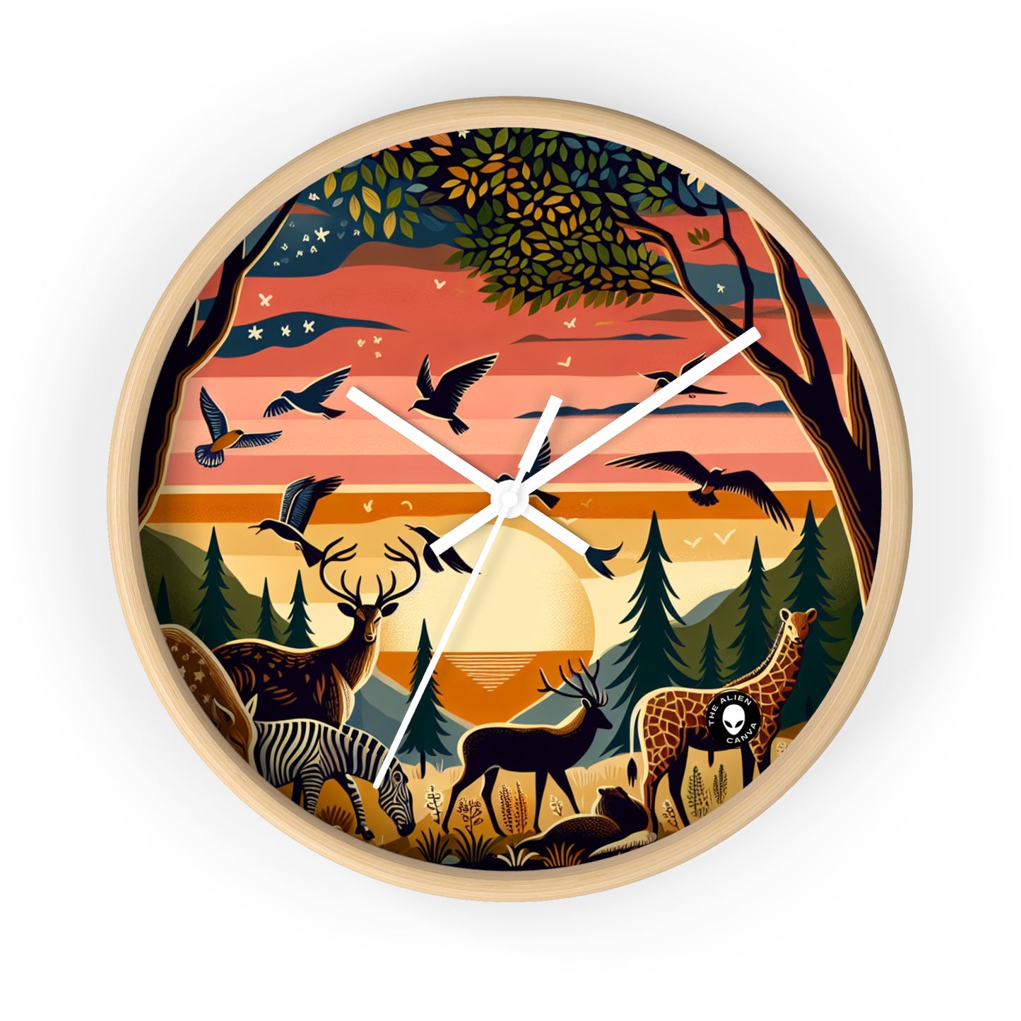 "Natural Primalism: Revealing the Essence" - The Alien Wall Clock Primitivism