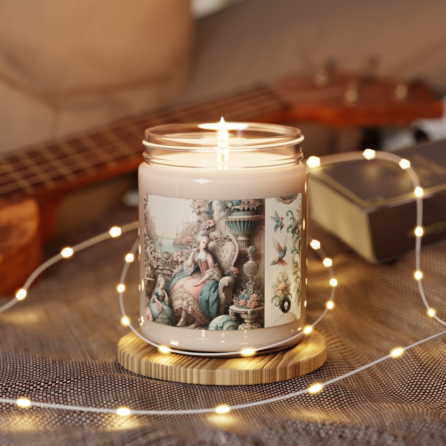 "Enchantment in Pastel Gardens: Rococo Fairy Princess" - The Alien Scented Soy Candle 9oz Rococo