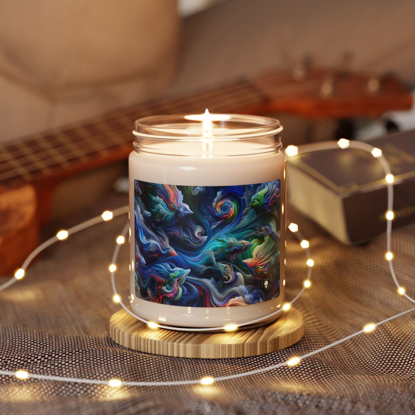 "Psychedelic Underwater Wonderland" - The Alien Scented Soy Candle 9oz