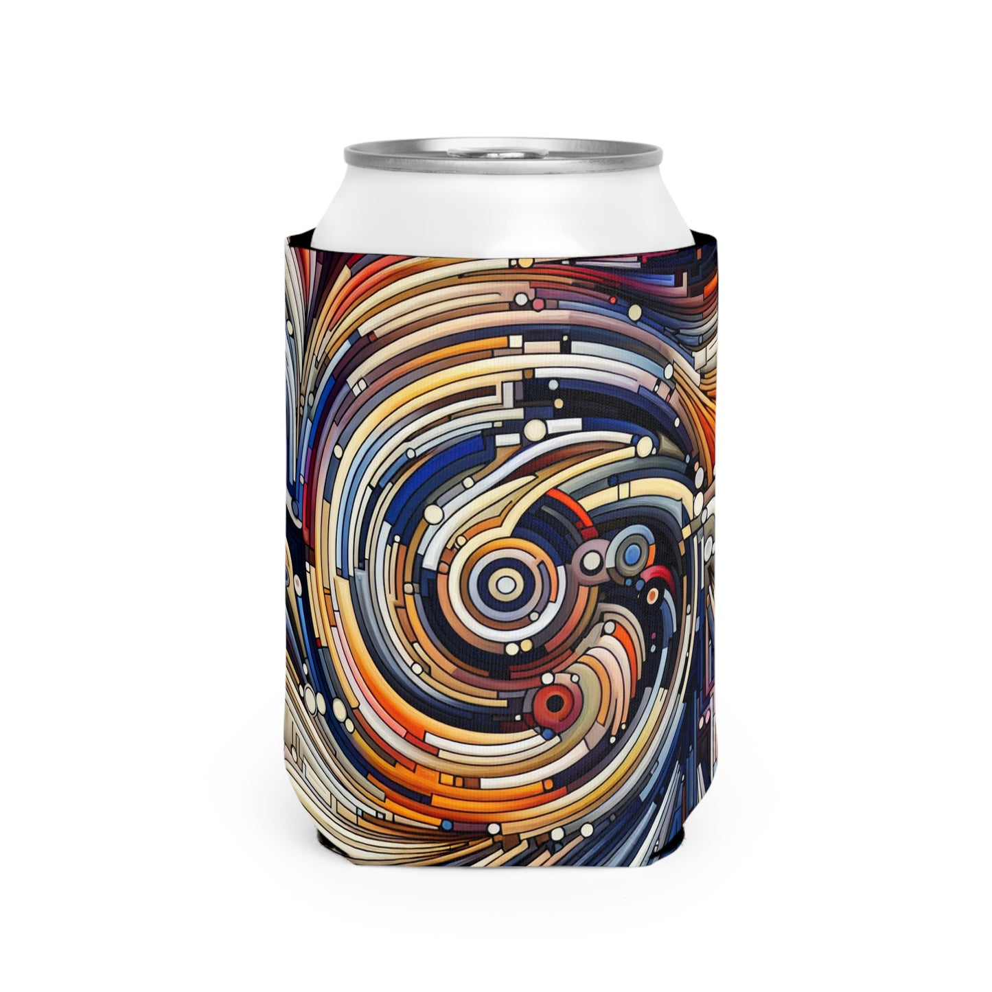 "Fluid Motion: A Kinetic Art Tribute to Oceanic Harmony" - The Alien Can Cooler Sleeve Kinetic Art