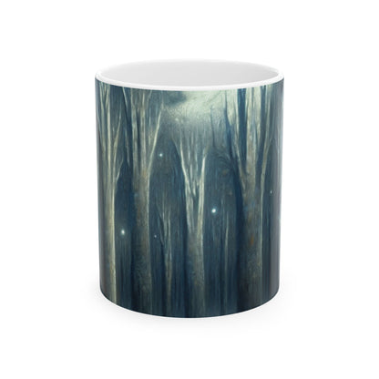 "The Watching Woods" - Taza de cerámica extraterrestre de 11 oz