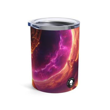 "Ring of Doom: A Surreal Descent." - The Alien Tumbler 10oz