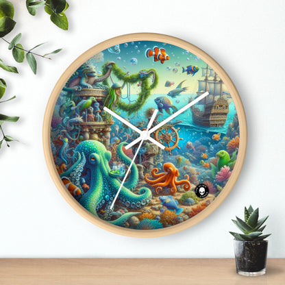 "Underwater Fiesta" - The Alien Wall Clock