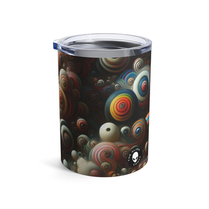 "Dreamscape Sojourn" - El vaso alienígena Surrealismo de 10 oz