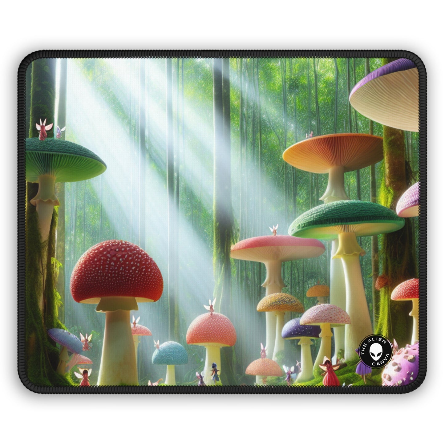 « Forêt de champignons enchantés » – Le tapis de souris de jeu Alien