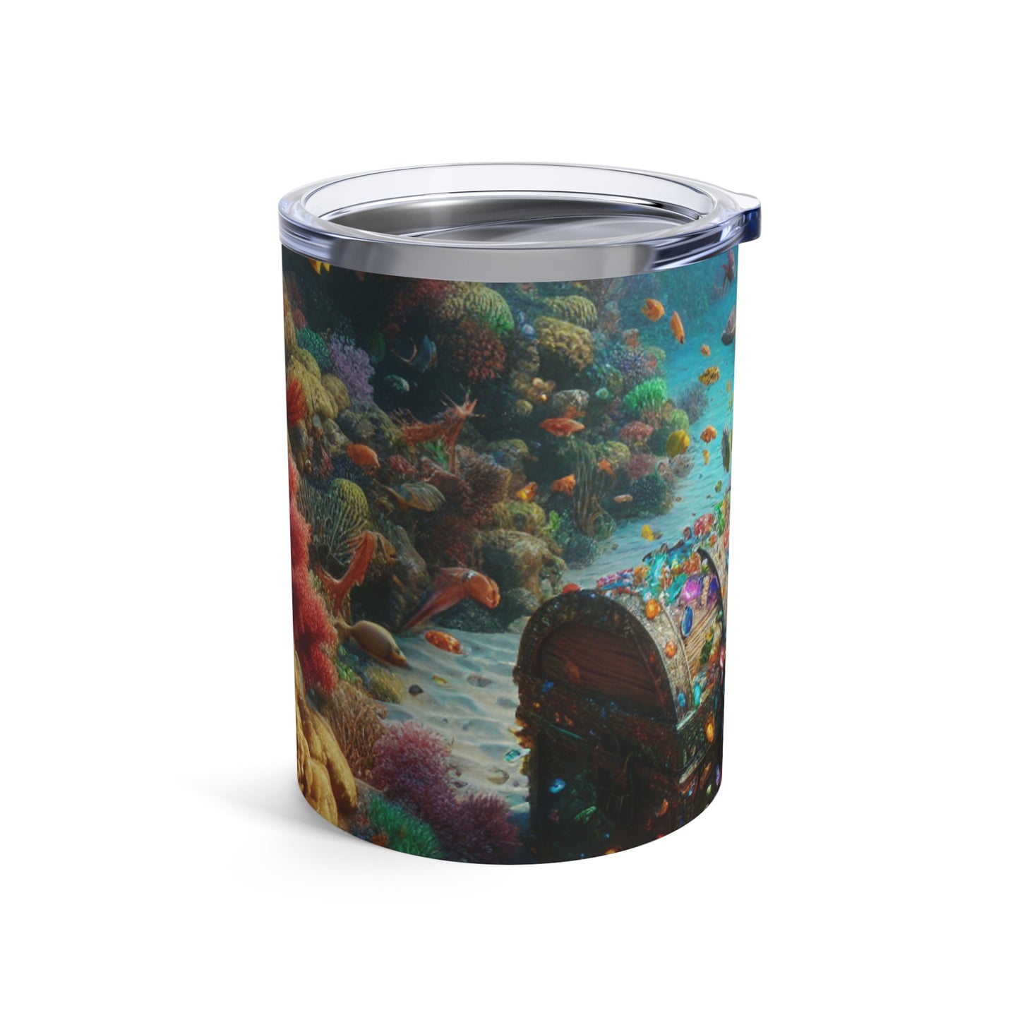 "Profundidades en joyas: descubre el tesoro escondido" - Vaso Alien de 10 oz